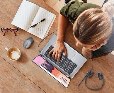 Słuchawki Dell WH1022 Stereo z redukcją szumów do nauki