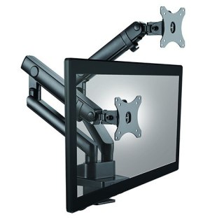 Uchwyt na dwa monitory ICY BOX IB-MS314-T do 32 cali ergonomicznym