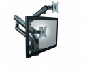 Uchwyt na dwa monitory ICY BOX IB-MS314-T do 32 cali ergonomicznym