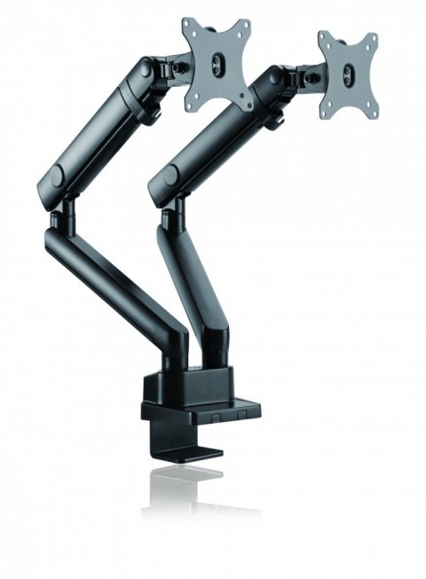 Uchwyt na dwa monitory ICY BOX IB-MS314-T do 32 cali ergonomicznym