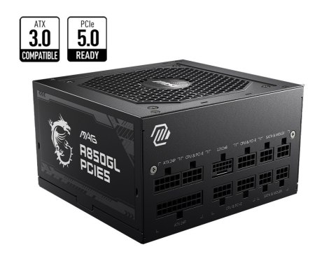 Zasilacz MSI MAG A850GL PCIe 5.0 850W 80PLUS GOLD modularny