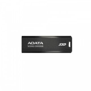 Dysk SSD Adata SC610 2000 GB USB 3.2 Gen2 czarny szybki kompaktowy