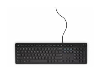 Klawiatura multimedialna Dell KB216 USB czarna wytrzymała do biura