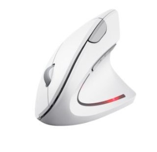 Mysz bezprzewodowa Trust Verto Ergo biała ergonomiczna z USB