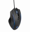 Mysz przewodowa Gembird RAGNAR RX300 laserowa RGB 12000 DPI ergonomiczna