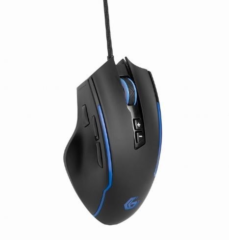 Mysz przewodowa Gembird RAGNAR RX300 laserowa RGB 12000 DPI ergonomiczna