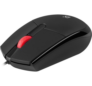 Mysz przewodowa optyczna Defender Delta MM-523 ergonomiczna czarna