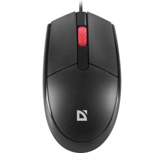 Mysz przewodowa optyczna Defender Delta MM-523 ergonomiczna czarna