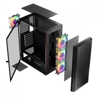 Obudowa Komputerowa Logic Aramis ARGB MIDI czarna z wentylatorami LED