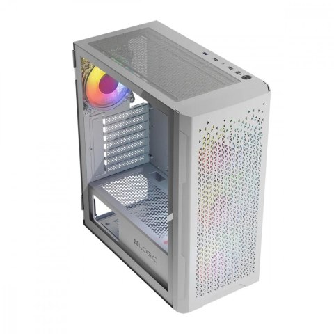 Obudowa Komputerowa Logic Aramis ARGB Midi USB 3.0 Biała Gamingowa