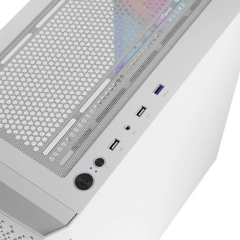 Obudowa Komputerowa Logic Aramis ARGB Midi USB 3.0 Biała Gamingowa