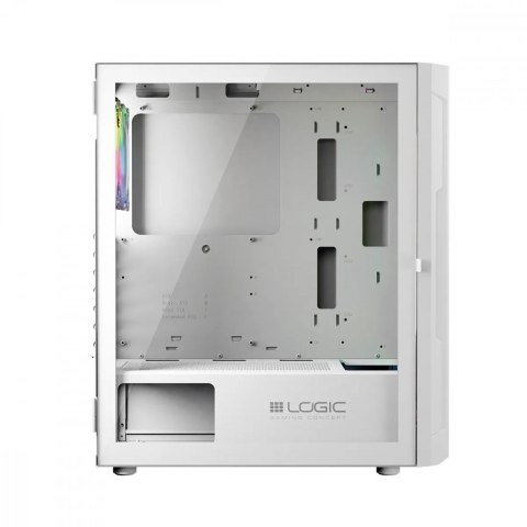 Obudowa Komputerowa Logic Aramis ARGB Midi USB 3.0 Biała Gamingowa