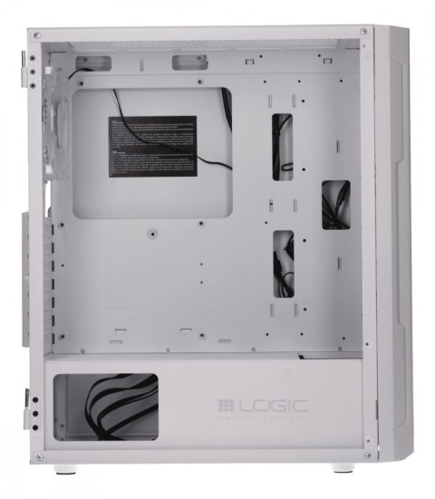 Obudowa Komputerowa Logic Aramis ARGB Midi USB 3.0 Biała Gamingowa