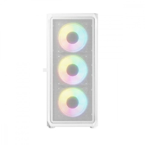 Obudowa Komputerowa Logic Portos ARGB Midi USB 3.0 Biała Gamingowa