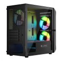 Obudowa komputerowa Logic Portos ARGB Mini Tower USB 3.0 Czarna