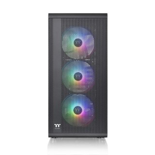 Obudowa Thermaltake S200 Tempered Glass ARGBx3 czarna Midi Tower