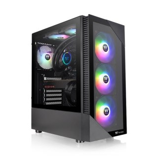 Obudowa Thermaltake View 200 ARGB Midi Tower z hartowanym szkłem czarna
