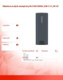 Obudowa na dysk zewnętrzny M.2 SSD NVMe Savio AK-67 USB-C 3.1 kompaktowa
