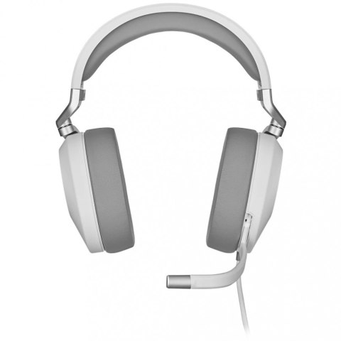 Słuchawki Corsair HS65 Surround białe gamingowe z Dolby Audio 7.1