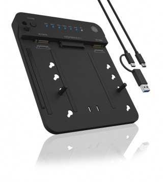 Stacja dokująca IcyBox IB-2915MSCL-C31 do M.2 2,5 3,5 SSD HDD z klonowaniem