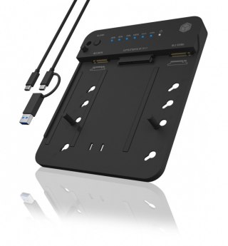 Stacja dokująca IcyBox IB-2915MSCL-C31 do M.2 2,5 3,5 SSD HDD z klonowaniem