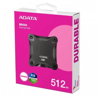 Dysk zewnętrzny SSD Adata SD620 512GB czarny szybki USB 3.2