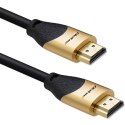 Kabel HDMI Qoltec v2.1 8K Ultra High Speed 60Hz 1m złoty