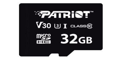 Karta MicroSDHC Patriot 32GB VX V30 C10 UHS-I U3 szybka