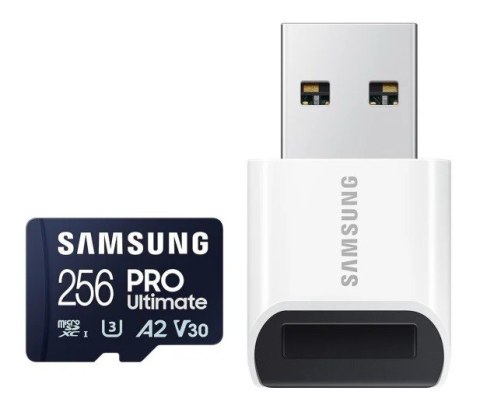 Karta pamięci Samsung MB-MY256SB Pro Ultimate 256GB z czytnikiem USB