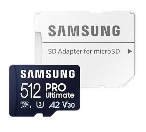 Karta pamięci Samsung microSD Pro Ultimate 512GB szybka z adapterem