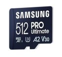 Karta pamięci Samsung microSD Pro Ultimate 512GB szybka z adapterem