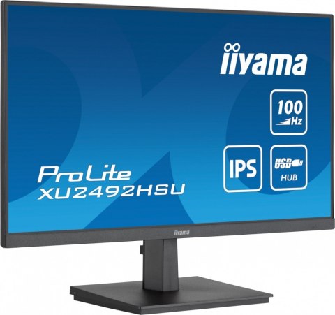 Monitor IIYAMA ProLite XU2492HSU-B6 23.8 FHD IPS 100Hz z USB3.2