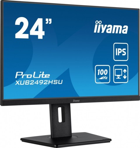 Monitor IIYAMA ProLite XUB2492HSU-B6 23.8 FHD IPS 100Hz regulowany PIVOT