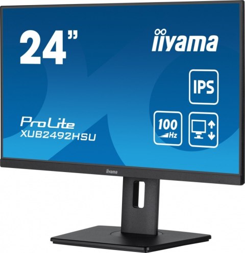 Monitor IIYAMA ProLite XUB2492HSU-B6 23.8 FHD IPS 100Hz regulowany PIVOT