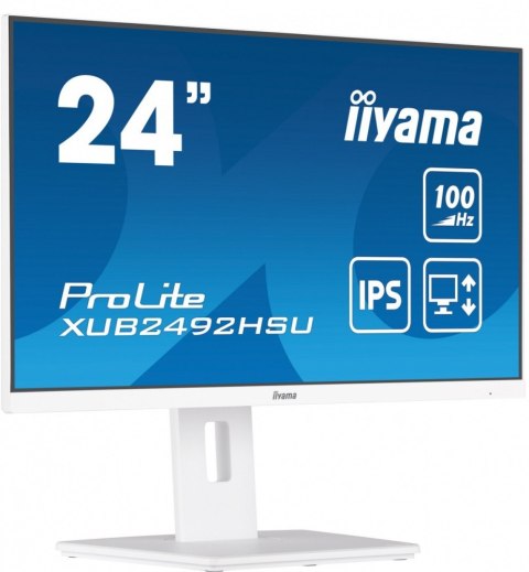 Monitor IIYAMA ProLite XUB2492HSU-W6 23.8 FHD 100Hz IPS Slim z HDMI DP