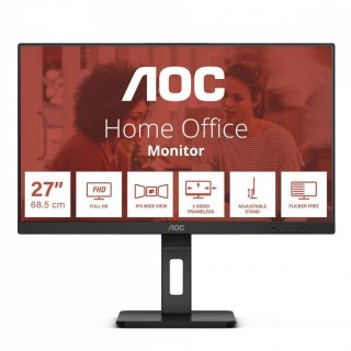Monitor AOC 27E3QAF 27'' FHD IPS Pivot Głośniki HDMI DP Ergonomiczny