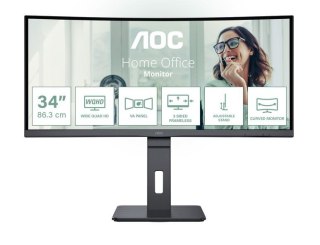 Monitor AOC CU34P3CV 34 cale 100Hz Curved VA WQHD z HDMI USB-C
