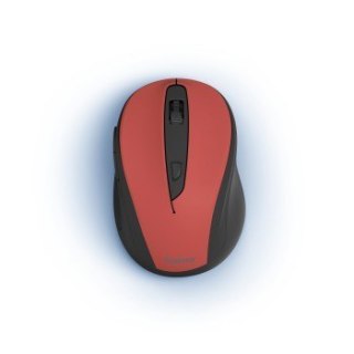 Mysz bezprzewodowa Hama MW-400 V2 czerwona do biura ergonomiczna optyczna