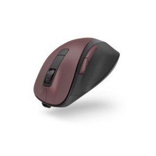 Mysz bezprzewodowa Hama MW-500 V2 bordowa ergonomiczna z cichymi przyciskami