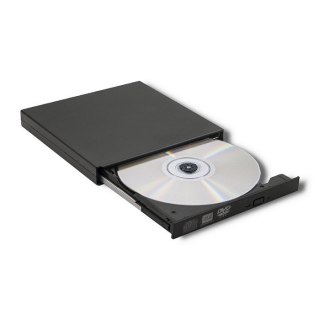 Nagrywarka DVD-RW Qoltec zewnętrzna USB 2.0 czarna wydajna