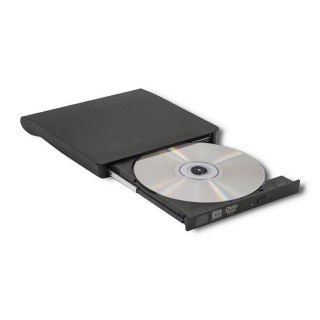 Nagrywarka DVD-RW Qoltec zewnętrzna USB 3.0 czarna kompaktowa