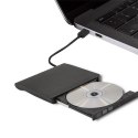 Nagrywarka DVD-RW Qoltec zewnętrzna USB 3.0 czarna kompaktowa