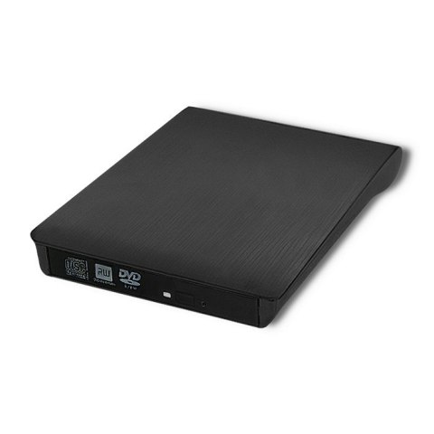 Nagrywarka DVD-RW Qoltec zewnętrzna USB 3.0 czarna kompaktowa