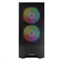 Obudowa komputerowa Logic Concept Arya ARGB Midi Tower czarna z wentylatorami