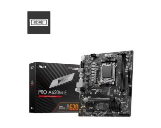 Płyta główna MSI PRO A620M-E AM5 mATX DDR5 HDMI lekka wydajność