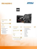 Płyta główna MSI PRO A620M-E AM5 mATX DDR5 HDMI lekka wydajność