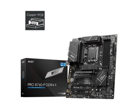 Płyta główna MSI PRO B760-P DDR4 II ATX z obsługą LGA1700