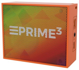 Głośnik Bluetooth PRIME3 ABT02OR pomarańczowy przenośny z dobrą jakością dźwięku