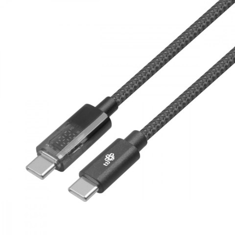 Kabel USB C 1m z wskaźnikiem mocy ładowania LED 100W