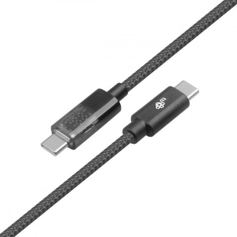 Kabel USB C 1m z wskaźnikiem mocy ładowania LED 100W